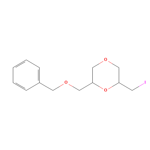 2-(Iodomethyl)-6-[(phenylmethoxy)methyl]-1,4-dioxane (CAS: 338458-96-1) - Related Chemical Product