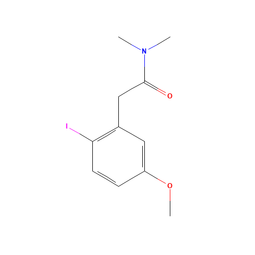 2-(2-Iodo-5-methoxy-phenyl)-N,N-dimethyl-acetamide (CAS: 99540-20-2) - Related Chemical Product