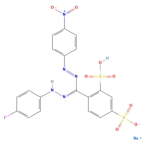 4-[1-(4-Iodophenyl)-5-(4-nitrophenyl)-formaz-3-yl]-1,3-benzene Disulfonate, Disodium Salt (CAS: 150849-53-9) - Related Chemical Product