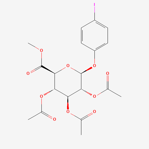 4-Iodophenyl 2,3,4-Tri-O-acetyl-b-D-glucuronide Methyl Ester (CAS: 490028-18-7) - Related Chemical Product