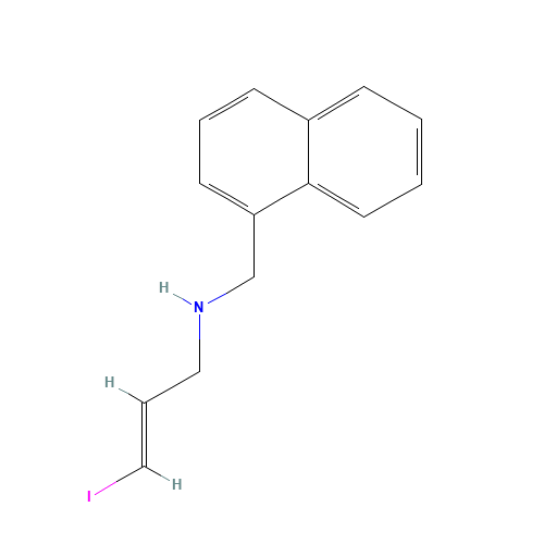 3-Iodopropylene-1-naphthalene Methyl Amine (CAS: 1076198-32-7) - Chemical Structure and Molecular Formula 