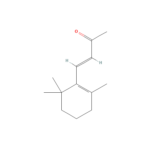 b-Ionone (CAS: 79-77-6) - Chemical Structure and Molecular Formula 