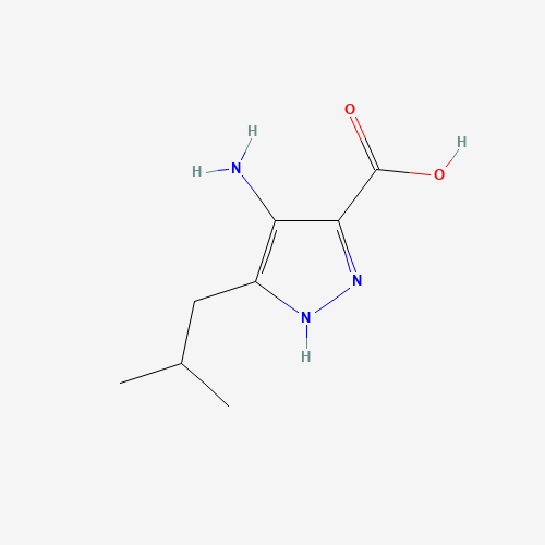 5-(2-Isobutyl)-4-amino-1H-pyrazole-3-carboxylic Acid (CAS: 1093415-88-3) - Related Chemical Product
