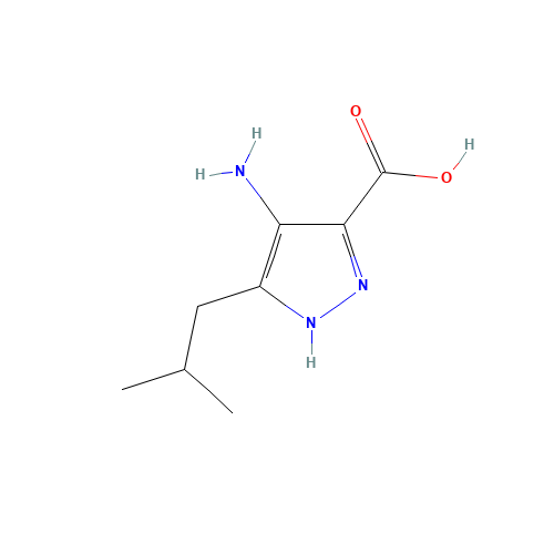 5-(2-Isobutyl)-4-amino-1H-pyrazole-3-carboxylic Acid (CAS: 1093415-88-3) - Related Chemical Product