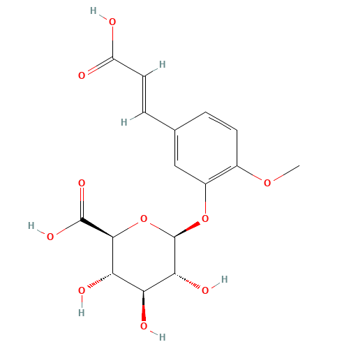 Isoferulic Acid 3-O-b-D-Glucuronide (CAS: 1065272-10-7) - Related Chemical Product