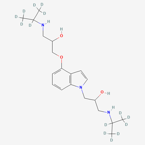 N-(3-Isopropylamino-2-hydroxypropyl) Pindolol-d14 (CAS: 1246815-15-5) - Related Chemical Product