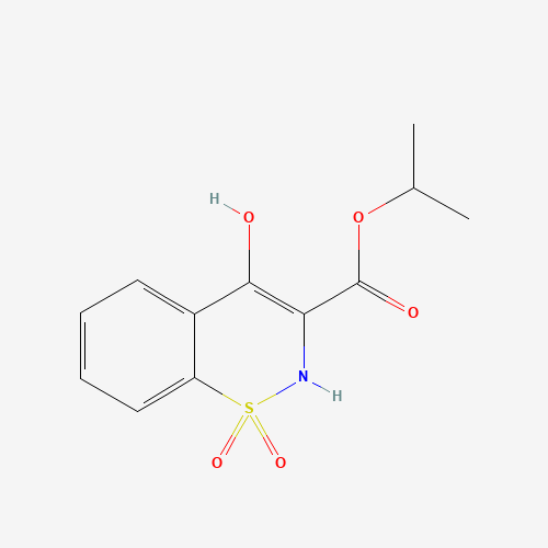 Isopropyl 4-Hydroxy- (CAS: 76508-35-5) - Chemical Structure and Molecular Formula 