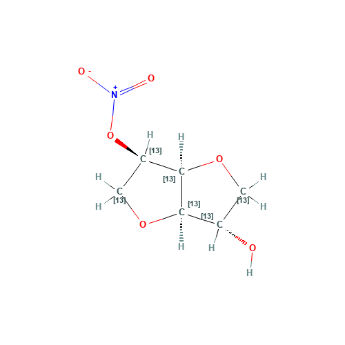 Isosorbide-13C6 5-Mononitrate, 90% (CAS: 1217604-00-6) - Related Chemical Product
