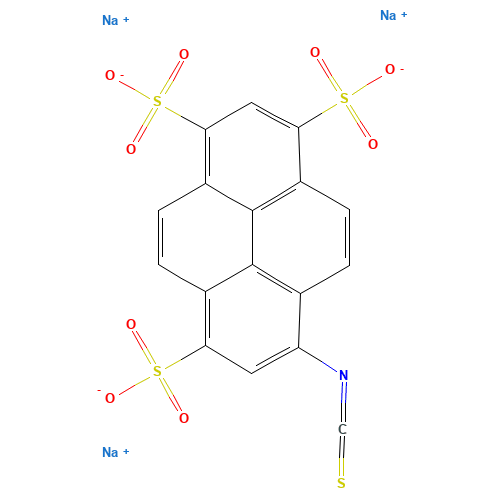 8-Isothiocyanatopyrene-1,3,6-trisulfonic Acid Trisodium Salt (CAS: 51987-57-6) - Related Chemical Product