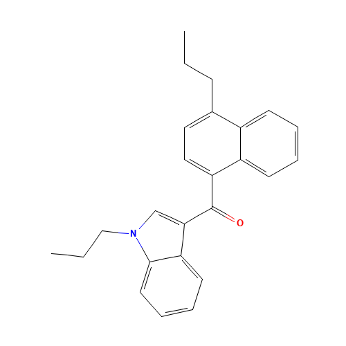 JWH-180 (CAS: 824959-87-7) - Chemical Structure and Molecular Formula 