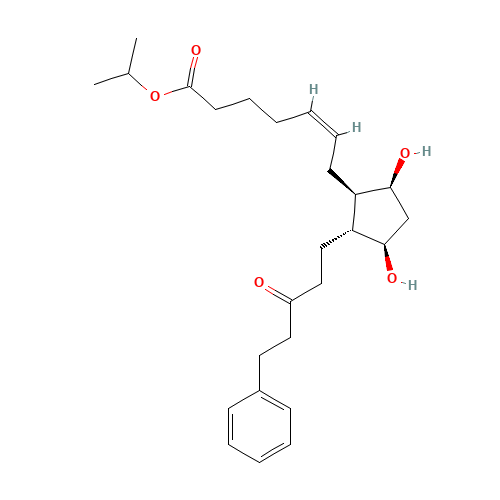 15-Keto Latanoprost (CAS: 135646-98-9) - Chemical Structure and Molecular Formula 