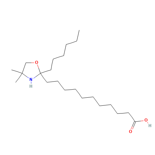 12-Ketostearic Acid 2-Amino-2-methylpropan-1-ol Ketal (CAS: 106264-99-7) - Chemical Structure and Molecular Formula 