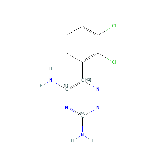Lamotrigine-13C3 (CAS: 1188265-38-4) - Related Chemical Product