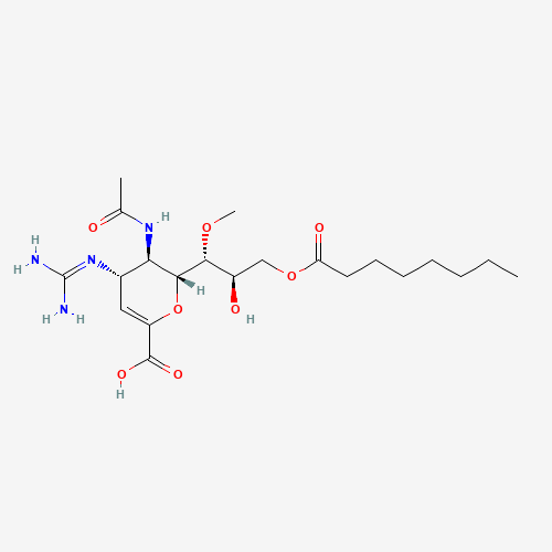Laninamivir (CAS: 203120-46-1) - Chemical Structure and Molecular Formula 