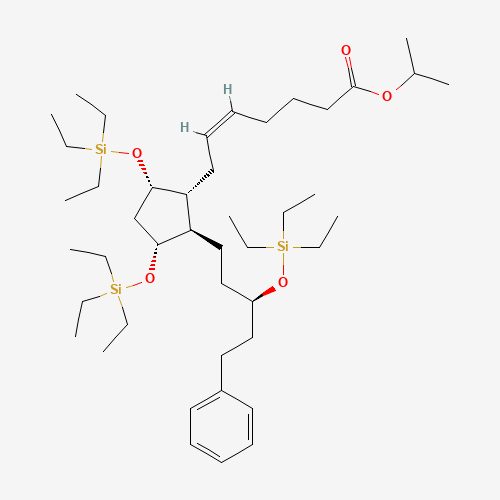 Latanoprost Tris(triethylsilyl) Ether (CAS: 477884-78-9) - Related Chemical Product