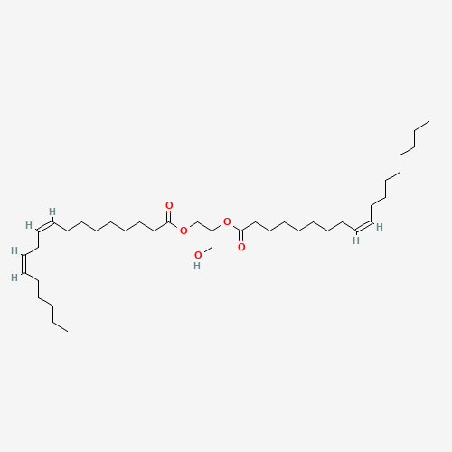 1-Linoleoyl-2-oleoyl-rac-glycerol (CAS: 2632-59-9) - Chemical Structure and Molecular Formula 