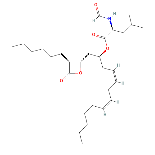 Lipstatin (CAS: 96829-59-3) - Chemical Structure and Molecular Formula 