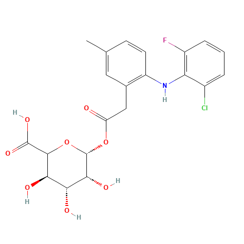 Lumiracoxib Acyl-b-D-glucuronide (CAS: 697287-17-5) - Related Chemical Product