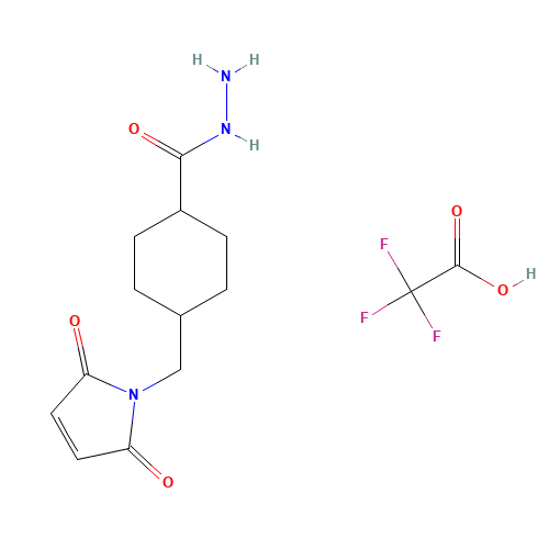 4-(Maleimidomethyl)cyclohexane-1-carboxyl-hydrazide, Trifluoroacetic Acid (CAS: 359436-59-2) - Related Chemical Product