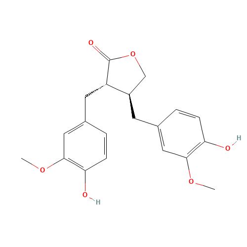rac Matairesinol (CAS: 120409-94-1) - Chemical Structure and Molecular Formula 