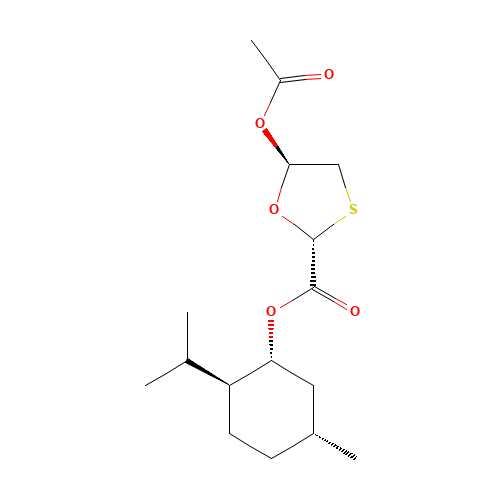 (2R,5R)-L-Methyl-5-(acetyloxy)-1,3-oxathiolane-2-carboxylate (CAS: 147027-09-6) - Related Chemical Product
