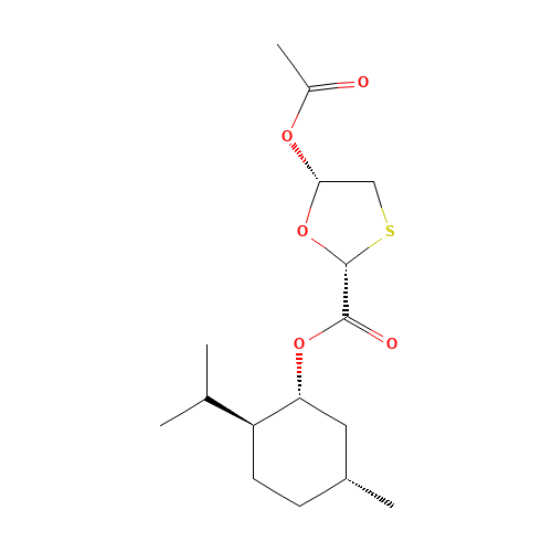 (2R,5S)-L-Methyl-5-(acetyloxy)-1,3-oxathiolane-2-carboxylate (CAS: 147126-65-6) - Related Chemical Product