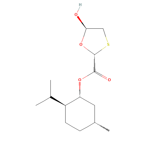 (1R,2S,5R)-Methyl-5R-hydroxy-[1,3]-oxathiolane-2R-carboxylate (CAS: 147126-62-3) - Related Chemical Product