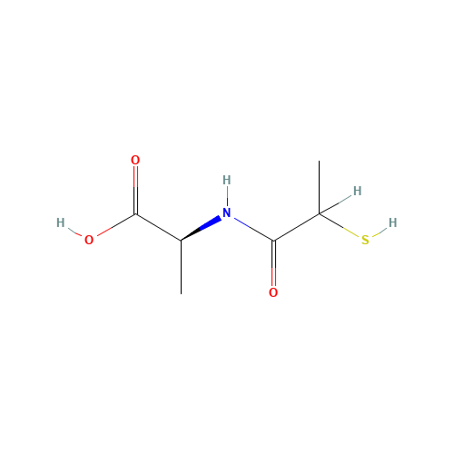 N-(2-Mercapto-1-oxopropyl)-L-alanine (CAS: 26843-61-8) - Related Chemical Product