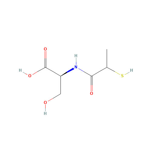 N-(2-Mercapto-1-oxopropyl)-L-serine (CAS: 1313496-17-1) - Related Chemical Product