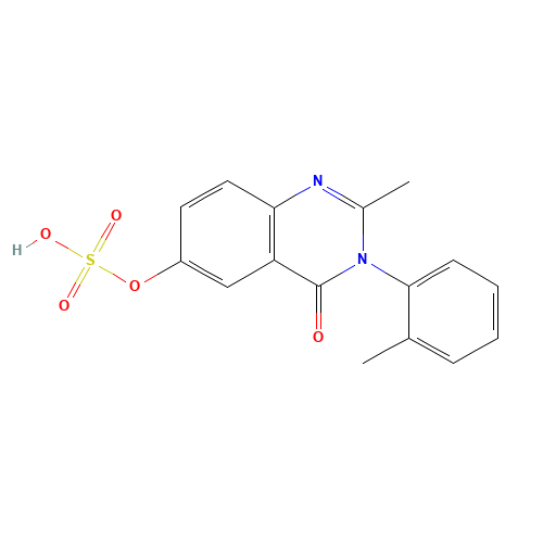 Methaqualone 6-Sulfate (CAS: 67982-38-1) - Chemical Structure and Molecular Formula 