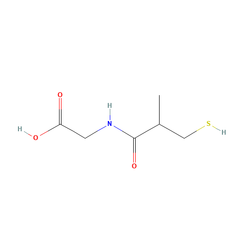 N-(3-Mercapto-2-methylpropanoyl)glycine (CAS: 89021-98-7) - Related Chemical Product