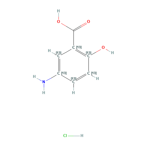 Mesalazine-13C6 Hydrochloride (CAS: 1261398-47-3) - Related Chemical Product