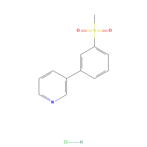 3-(3-Methanesulfonyl-phenyl)-pyridine Hydrochloride (CAS: 160777-44-6) - Related Chemical Product