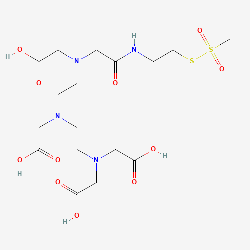 N-[S-Methanethiosulfonylcystaminyl]diethylenetriaminepentaacetic Acid, Monoamide (2:1 mixture of penta-acid to monoamide; approximately 30%) (CAS: 1246817-77-5) - Related Chemical Product