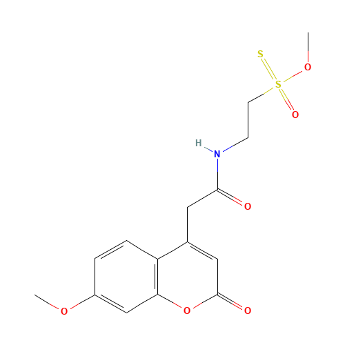 N-[2-Methanethiosulfonylethyl]-7-methoxycoumarin-4-acetamide (CAS: 887406-79-3) - Related Chemical Product