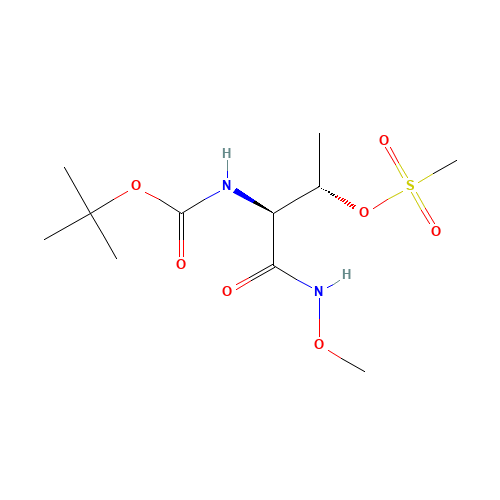 [S-(R*,R*)]-[1-[(Methoxyamino)carbonyl]-2-[(methylsulfonyl)oxy]propyl]-carbamic Acid 1,1-Dimethylethyl Ester (CAS: 80575-79-7) - Related Chemical Product