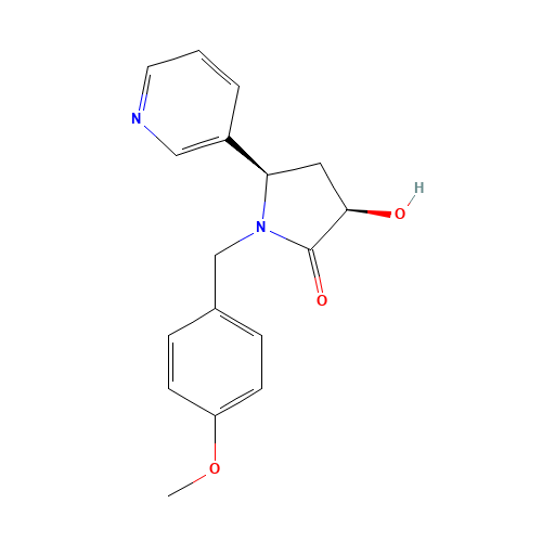 cis-1-(4-Methoxybenzyl)-3-hydroxy-5-(3-pyridyl)-2-pyrrolidinone (CAS: 359436-86-5) - Related Chemical Product