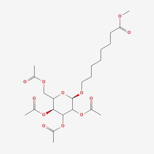 8-Methoxycarbonyloctanoyl-2',3',4',6-tetra-O-acetyl-b-D-galactopyranoside (CAS: 93619-78-4) - Related Chemical Product