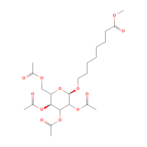 8-Methoxycarbonyloctanoyl-2',3',4',6-tetra-O-acetyl-b-D-galactopyranoside (CAS: 93619-78-4) - Related Chemical Product