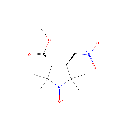 trans-3-Methoxycarbonyl-2,2,5,5-tetramethyl-4-nitromethyl-pyrrolidin-1-oxyl (CAS: 119580-75-5) - Related Chemical Product