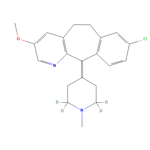 3-Methoxy-N-methyldesloratadine-d4 (CAS: 1189445-21-3) - Related Chemical Product