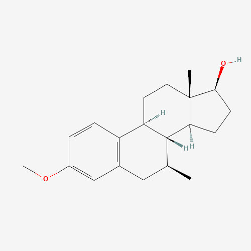 (7b,17b)-3-Methoxy-7-methyl-estra-1,3,5(10)-trien-17-ol (CAS: 153063-86-6) - Chemical Structure and Molecular Formula 
