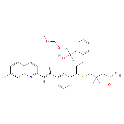 2-Methoxymethyl Montelukast 1,2-Diol (CAS: 184764-27-0) - Related Chemical Product
