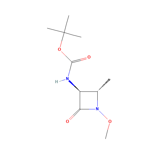 [(2S,3S)-1-Methoxy-2-methyl-4-oxo-3-azetidinyl]-carbamic Acid 1,1-Dimethylethyl Ester (CAS: 83542-13-6) - Related Chemical Product