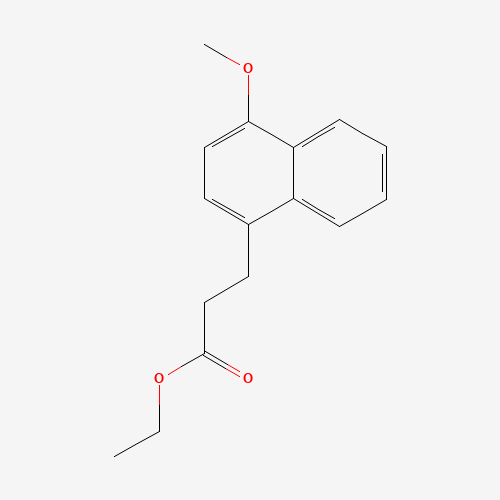4-Methoxy-1-naphthalenepropanoic Acid Ethyl Ester (CAS: 861354-99-6) - Related Chemical Product