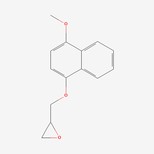 2-[[(4-Methoxy-1-naphthalenyl)oxy]methyl]oxirane (CAS: 14133-78-9) - Related Chemical Product