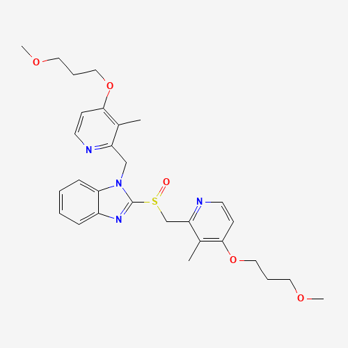 N-[[4-(3-Methoxypropoxy)-3-methyl-2-pyridinyl]methyl] Rabeprazole (CAS: 935260-92-7) - Related Chemical Product