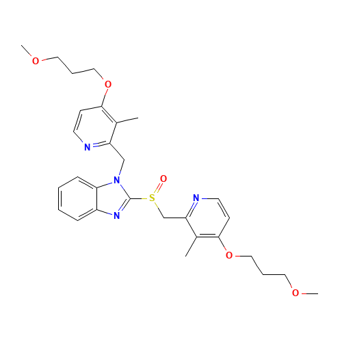 N-[[4-(3-Methoxypropoxy)-3-methyl-2-pyridinyl]methyl] Rabeprazole (CAS: 935260-92-7) - Related Chemical Product