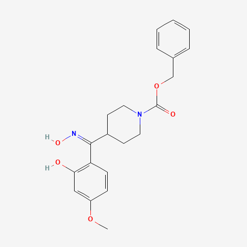 (Z)-2-(5-Methoxy)phenol 4-(N-Benzyloxycarbonyl)piperidinyl-methanone Oxime (CAS: 84163-00-8) - Chemical Structure and Molecular Formula 