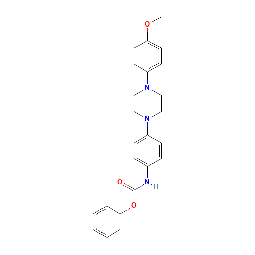 4-{[4-(4-Methyloxy-phenyl)-piperazin-1-yl]-phenyl}-carbamic Acid Phenyl Ester (CAS: 74853-06-8) - Related Chemical Product
